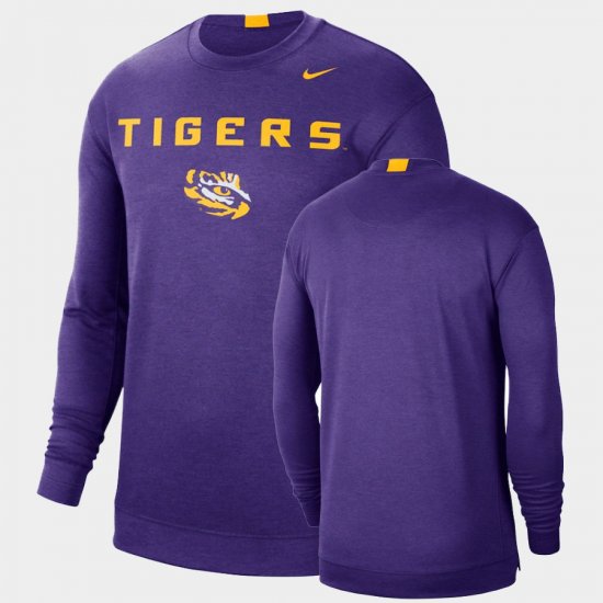 College Basketball LSU Tigers Basketball Team Spotlight Longsleeve Mens Purple T-Shirt 999856-789
