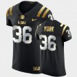 #36 Cade York Golden Edition Louisiana State Tigers Elite Football Men's Black Jersey 972998-192