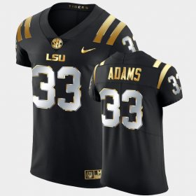 #33 Jamal Adams Golden Edition LSU Tigers Elite Men's Black Jersey 212122-265