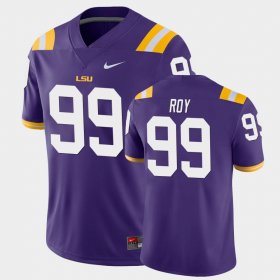 #99 Jaquelin Roy Game Louisiana State Tigers Men Purple Jersey 168108-708