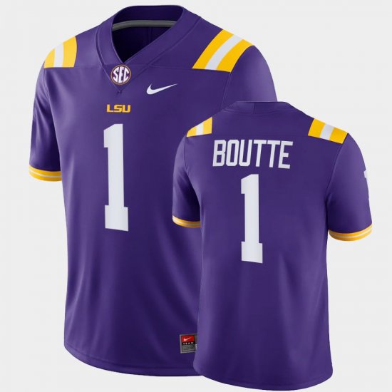 #1 Kayshon Boutte College Football LSU Tigers Game Men\'s Purple Jersey 890398-500