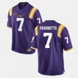 #7 Leonard Fournette College Football LSU Mens Purple Jersey 951827-135