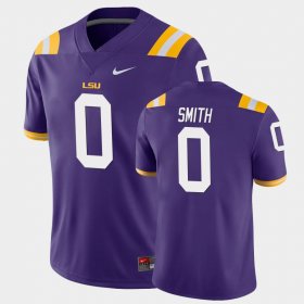 #0 Maason Smith Game Louisiana State Tigers Men's Purple Jersey 490831-934