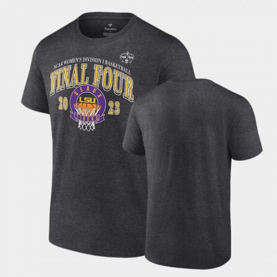 March Madness Louisiana State Tigers Final Four Men Charcoal T-Shirt 983527-731