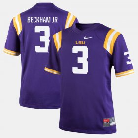 #3 Odell Beckham Jr Alumni Football Game Louisiana State Tigers Men's Purple Jersey 216832-648