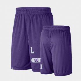 Wordmark LSU Tigers Performance Men's Purple Shorts 221094-910