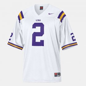 #2 Rueben Randle College Football LSU Men's White Jersey 669393-794