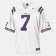 #7 Tyrann Mathieu College Football Louisiana State Tigers Youth White Jersey 901040-782