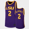 #2 Antonio Blakeney College Basketball Louisiana State Tigers Men's Purple Jersey 315466-370