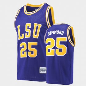 #25 Ben Simmons Commemorative Basketball Tigers Commemorative Classic Men's Purple Jersey 293522-926