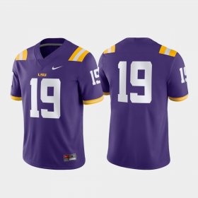 #19 Game LSU Mens Purple Jersey 824044-189