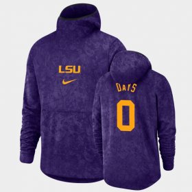 #0 Darius Days Basketball Spotlight LSU Pullover Team Logo Mens Purple Hoodie 421996-890