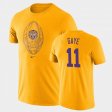 #11 Ali Gaye Football Icon LSU Legend Mens Gold T-Shirt 574891-506