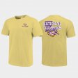 2019 National Champions Tigers Field of State Comfort Color Mens Gold T-Shirt 991854-818