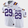 #29 Greedy Williams Game LSU 2020 Football Mens White Jersey 717908-940