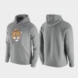 Vintage Logo LSU Tigers Club Fleece Men's Heathered Gray Hoodie 166159-159