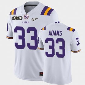 #33 Jamal Adams Game LSU Tigers 2020 Football Men White Jersey 995694-112