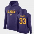 #33 Jamal Adams Facility Performance Louisiana State Tigers Pullover Mens Purple Hoodie 538632-658