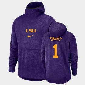 #1 Javonte Smart Basketball Spotlight Louisiana State Tigers Pullover Team Logo Men's Purple Hoodie 157614-915