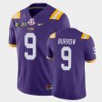 #9 Joe Burrow Game Tigers 2020 National Champions Men Purple Jersey 284662-664
