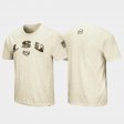 OHT Military Appreciation Louisiana State Tigers Desert Camo Mens Oatmeal T-Shirt 742390-786