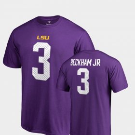 #3 Odell Beckham Jr College Legends LSU Name & Number Men Purple T-Shirt 460761-802 #3 Odell Beckham Jr College Legends LSU Name & Number Men Purple T-Shirt 460761-802