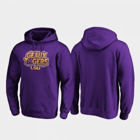 2019 National Champions LSU College Football Playoff Shotgun Mens Purple Hoodie 996743-480