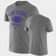 Retro Football Tigers Lockup Legend Performance Men's Heathered Gray T-Shirt 295421-446