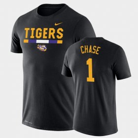 #1 Ja'Marr Chase Team DNA Louisiana State Tigers Legend Performance Men's Black T-Shirt 912499-808