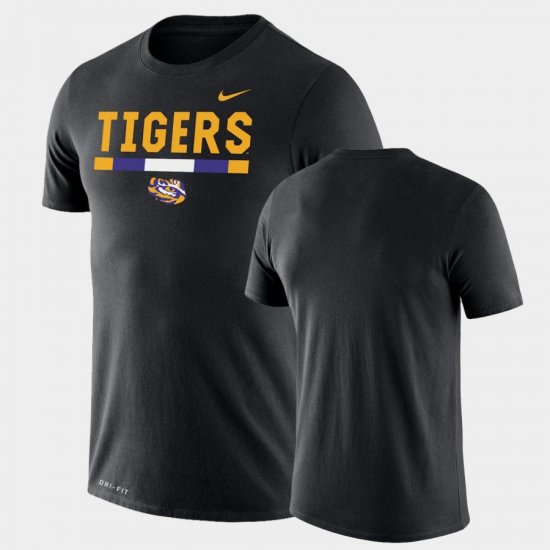 Team DNA LSU Legend Performance Mens Black T-Shirt 638027-481
