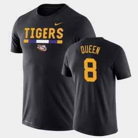 #8 Patrick Queen Team DNA LSU Tigers Legend Performance Mens Black T-Shirt 498722-171