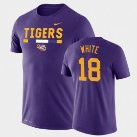 #18 Tre'Davious White Team DNA Louisiana State Tigers Legend Performance Men's Purple T-Shirt 840217-409