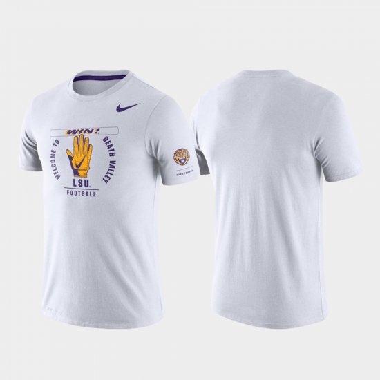 Rivalry LSU Tri-Blend Performance Mens White T-Shirt 762184-158