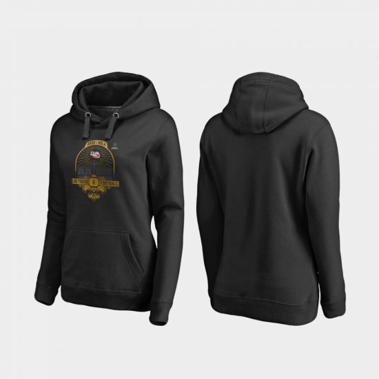 2020 National Championship Bound LSU College Football Playoff French Quarter Womens Black Hoodie 955556-704