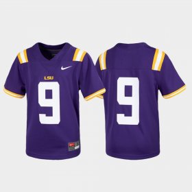 #9 Untouchable Louisiana State Tigers Football Youth Purple Jersey 232779-675