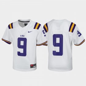 #9 Untouchable LSU Football Youth White Jersey 830614-569