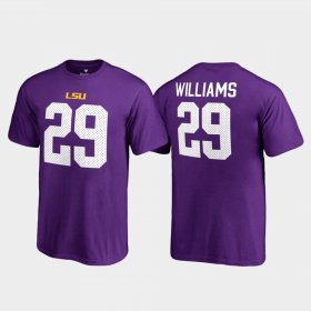 #29 Greedy Williams College Legends LSU Name & Number Youth Purple T-Shirt 228037-641 #29 Greedy Williams College Legends LSU Name & Number Youth Purple T-Shirt 228037-641