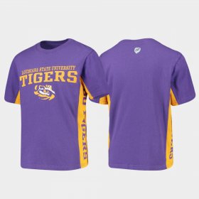 Side Bar Louisiana State Tigers Youth Purple T-Shirt 261801-773